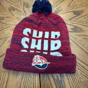 Nike Red and Navy “SHIP” Beanie